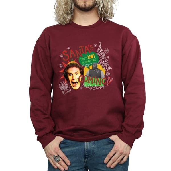 Elf Mens North Pole Sweatshirt