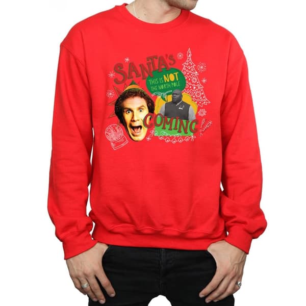 Elf Mens North Pole Sweatshirt