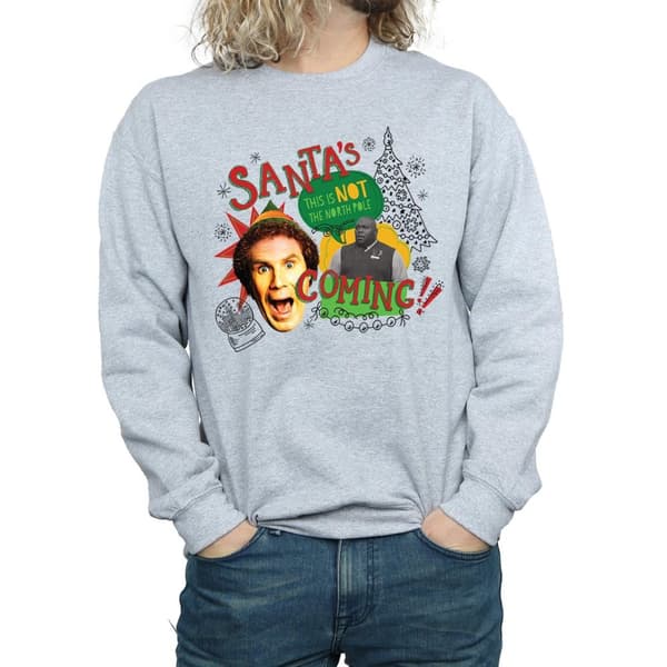 Elf Mens North Pole Sweatshirt