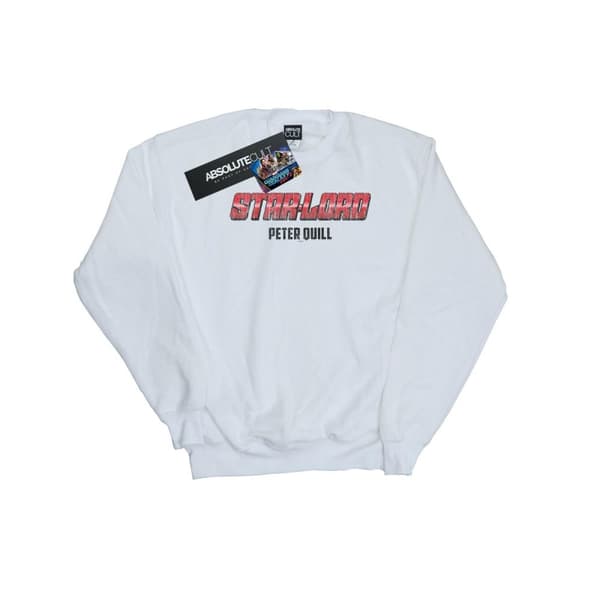 Marvel Womens/Ladies Star Lord AKA Peter Quill Sweatshirt White S