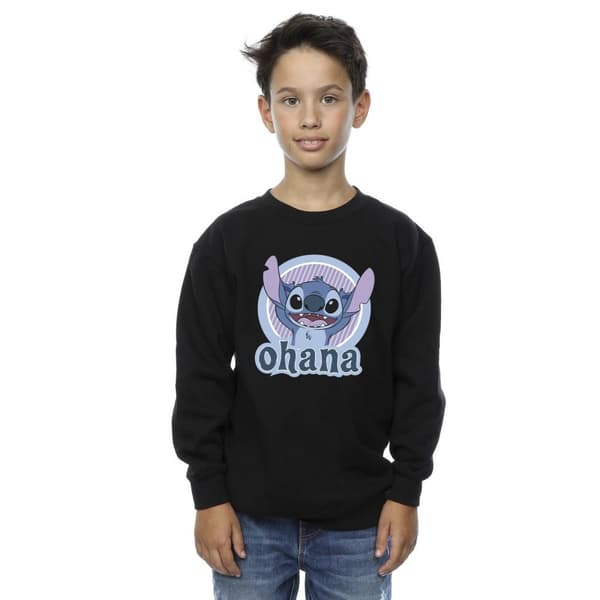 Disney Pojkar Lilo And Stitch Ohana Circle Sweatshirt