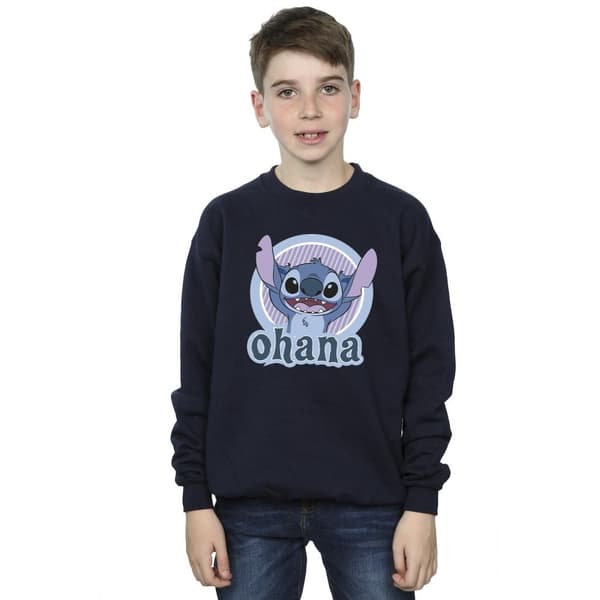 Disney Pojkar Lilo And Stitch Ohana Circle Sweatshirt