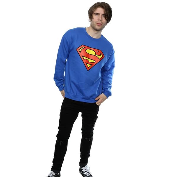 DC Comics Mens Superman Logo Sweatshirt