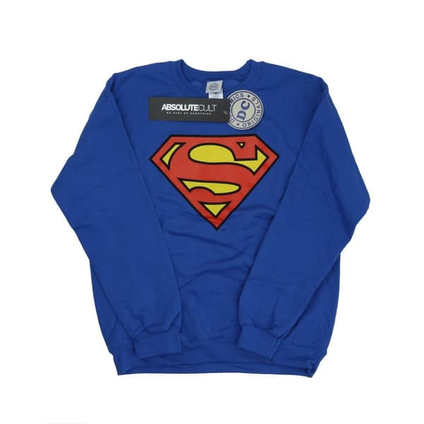 DC Comics Mens Superman Logo Sweatshirt