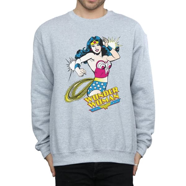 DC Comics Herr Wonder Woman Lasso Sweatshirt
