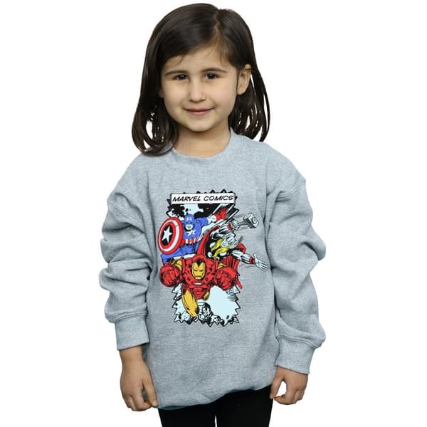 Marvel Sweatshirt med seriefigurer för flickor