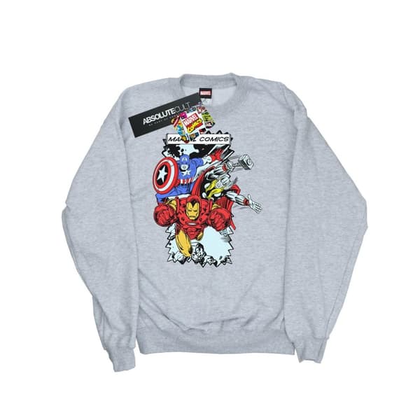 Marvel Sweatshirt med seriefigurer för flickor