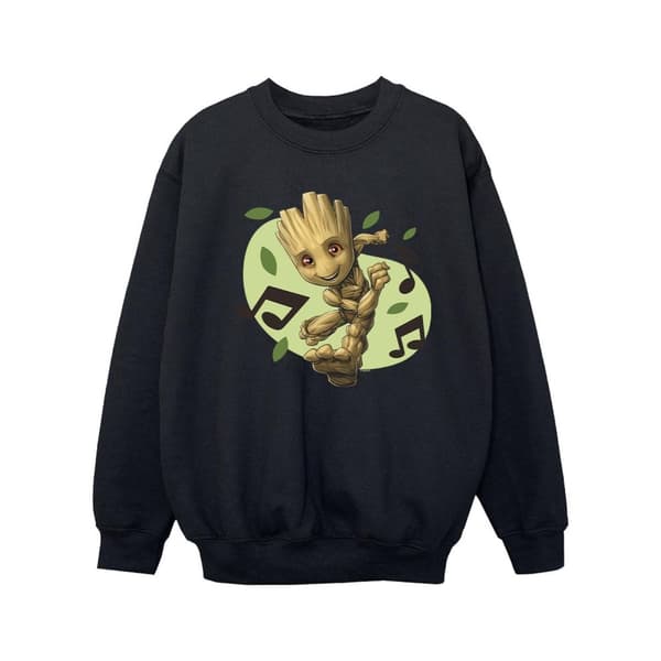 Marvel Girls Guardians Of The Galaxy Groot Musical Notes Sweatshirt