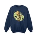 Miniatyrbillede 1 af 3: Marvel Girls Guardians Of The Galaxy Groot Musical Notes Sweatshirt