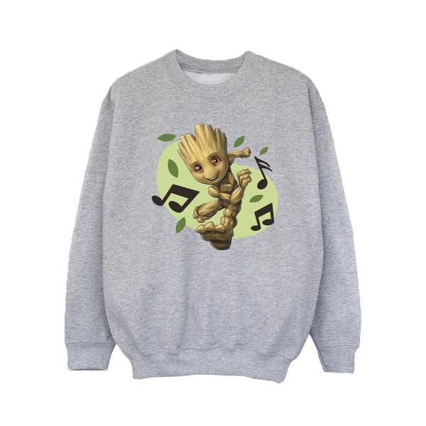 Marvel Girls Guardians Of The Galaxy Groot Musical Notes Sweatshirt