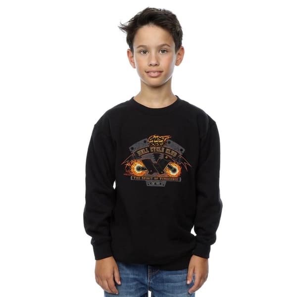 Marvel Boys Ghost Rider Hell Cycle Club Sweatshirt