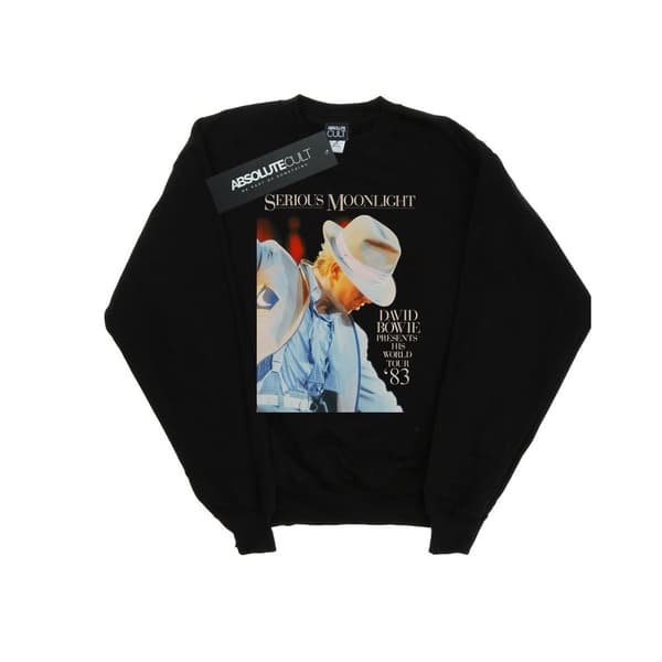 David Bowie Mens Serious Moonlight Sweatshirt