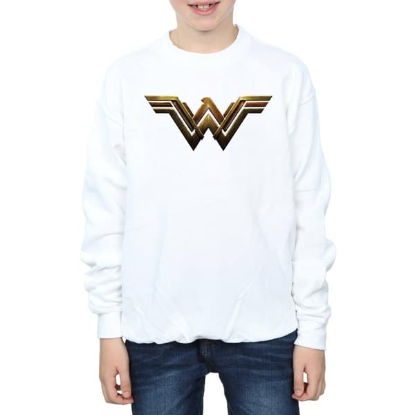 DC Comics Boys Justice League Movie Wonder Woman Emblem Sweatshirt