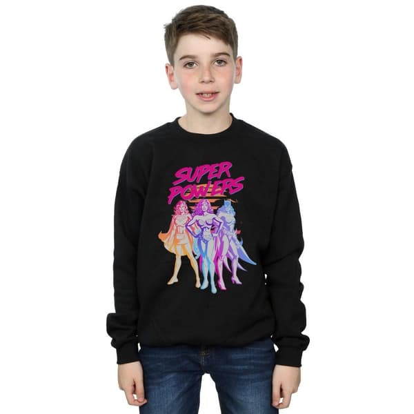 DC Comics Pojkar Super Powers Neon Tropics Sweatshirt