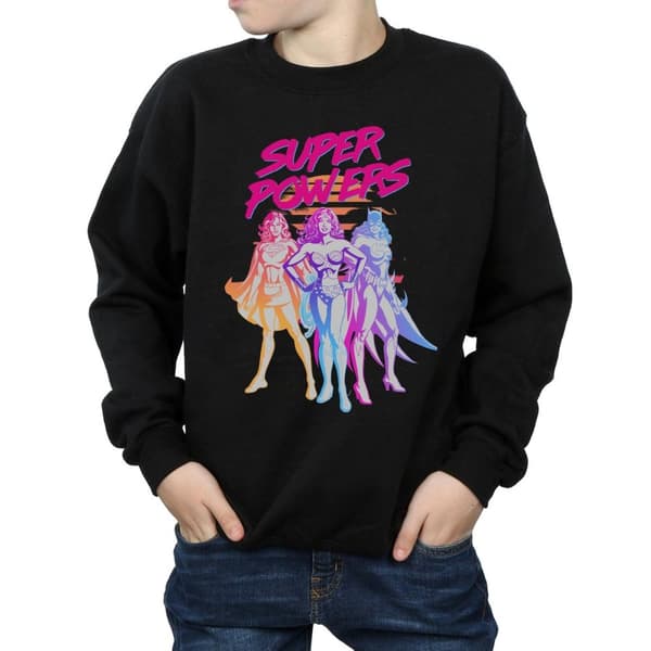 DC Comics Pojkar Super Powers Neon Tropics Sweatshirt