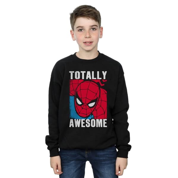 Marvel Boys Spider-Man Totally Awesome Sweatshirt