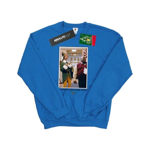 Elf Mens OMG Santa Photo Sweatshirt