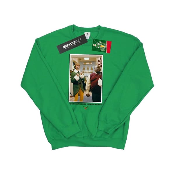 Elf Mens OMG Santa Photo Sweatshirt
