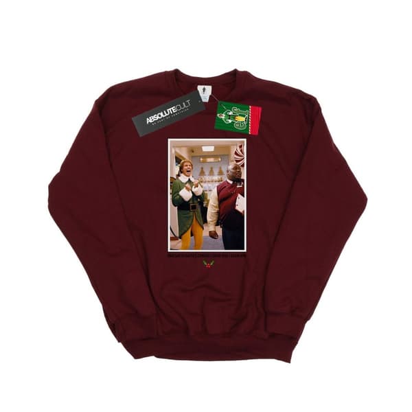 Elf Mens OMG Santa Photo Sweatshirt