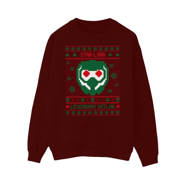 Marvel Boys Guardians Of The Galaxy Vol. 2 Star Lord Fair Isle Sweatshirt