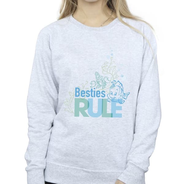 Disney Womens/Ladies The Little Mermaid Besties Sweatshirt