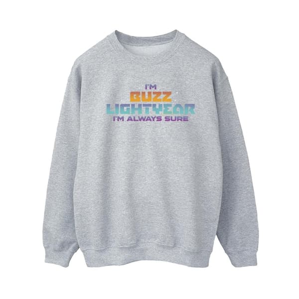 Disney Sweatshirt med texten Lightyear Always Sure för damer/damer