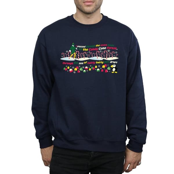 Elf Sweatshirt Candy Cane Forest för herrar