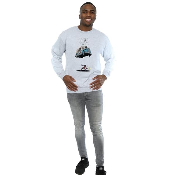 Marvel Mens Deadpool Ice Cream Sweatshirt