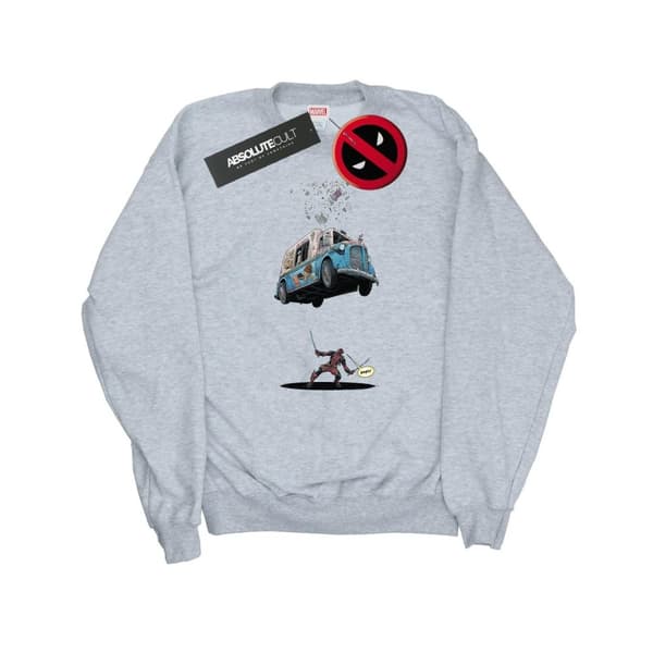 Marvel Mens Deadpool Ice Cream Sweatshirt