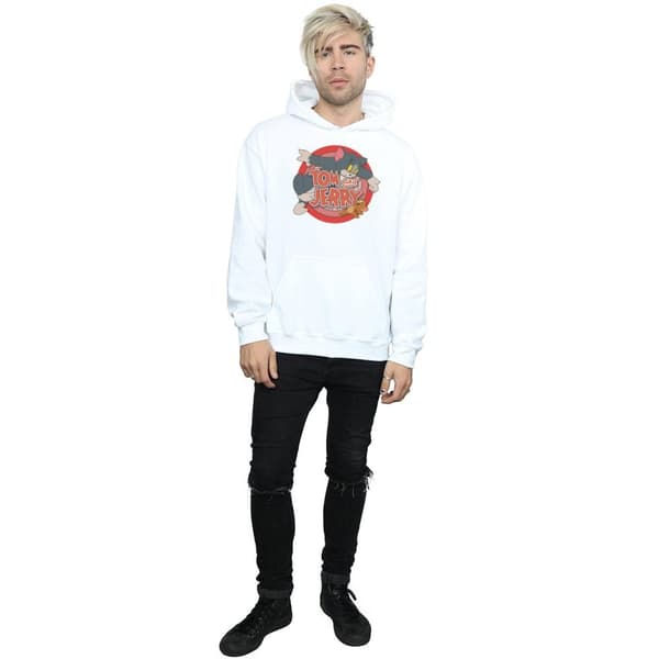 Tom And Jerry Mens Classic Catch Hoodie