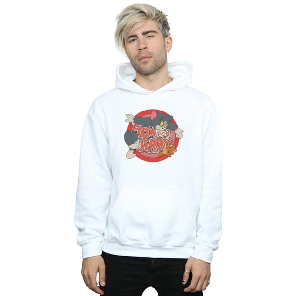 Tom And Jerry Mens Classic Catch Hoodie