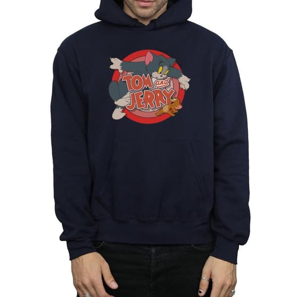 Tom And Jerry Mens Classic Catch Hoodie