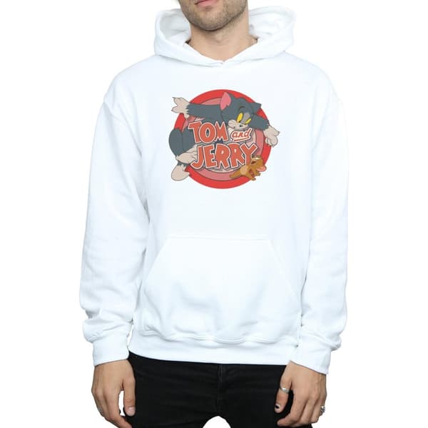 Tom And Jerry Mens Classic Catch Hoodie