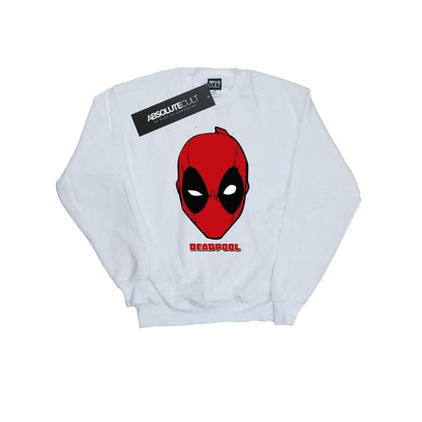 Marvel Mens Deadpool Mask Sweatshirt