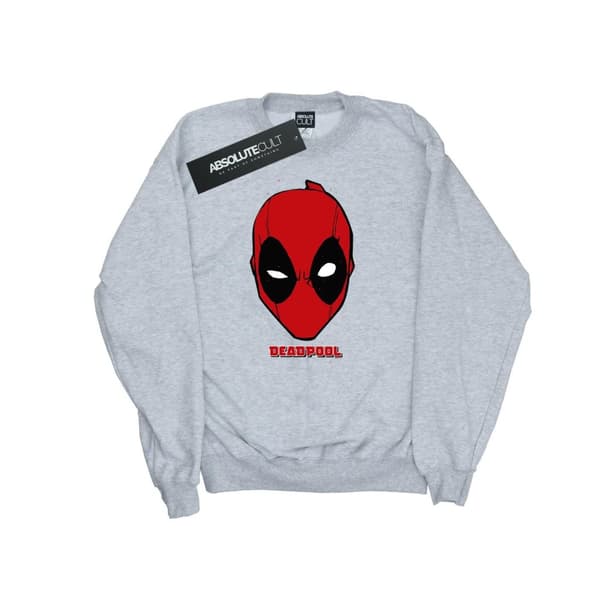 Marvel Mens Deadpool Mask Sweatshirt