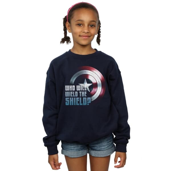 Marvel Girls The Falcon And The Winter Soldier Wield The Shield Sweatshirt