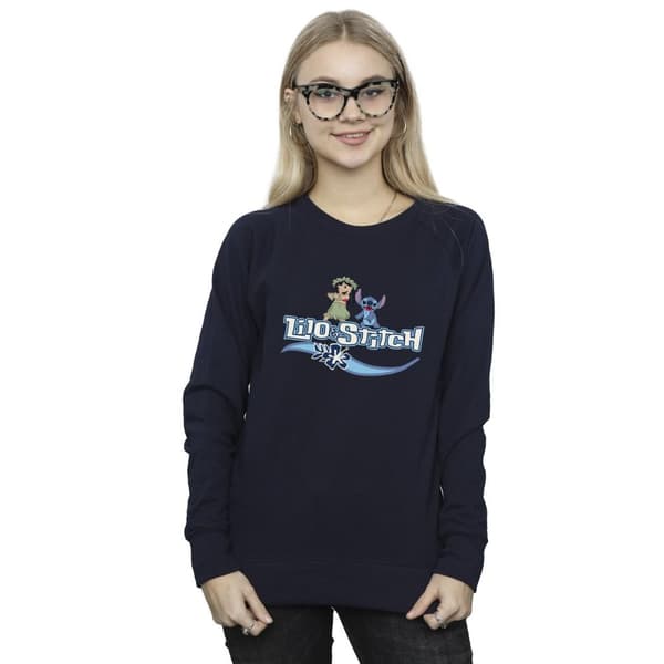 Disney Dam/Tjej Lilo And Stitch Characters Sweatshirt