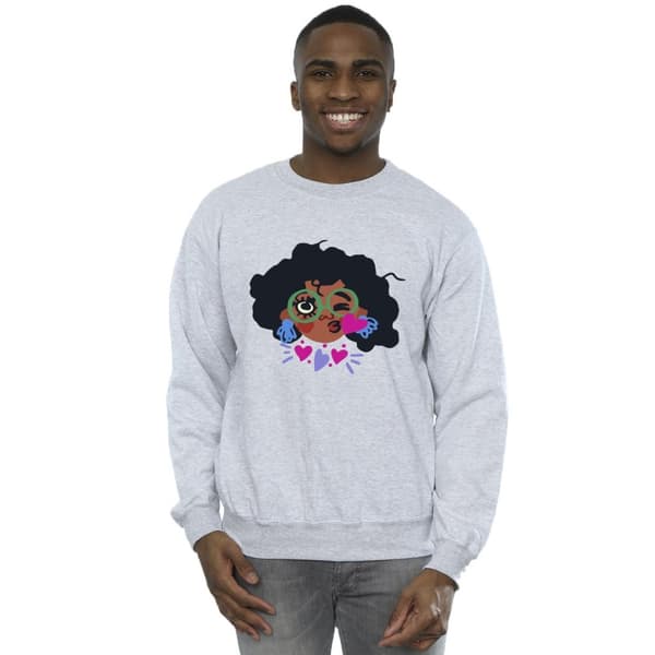 Disney Mens Encanto Mirabel Kiss Sweatshirt