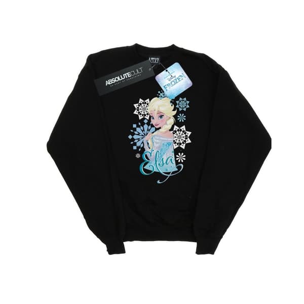 Disney Mens Frozen Elsa Snowflakes Sweatshirt