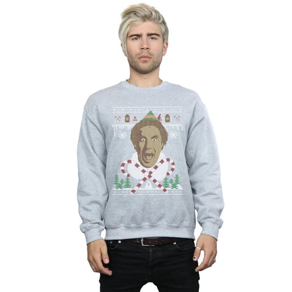 Elf Mens Christmas Fair Isle Sweatshirt