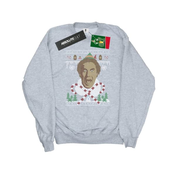 Elf Mens Christmas Fair Isle Sweatshirt
