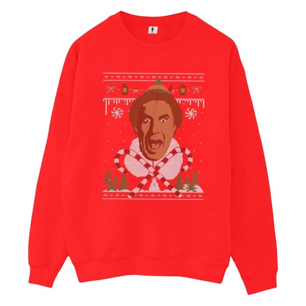Elf Mens Christmas Fair Isle Sweatshirt
