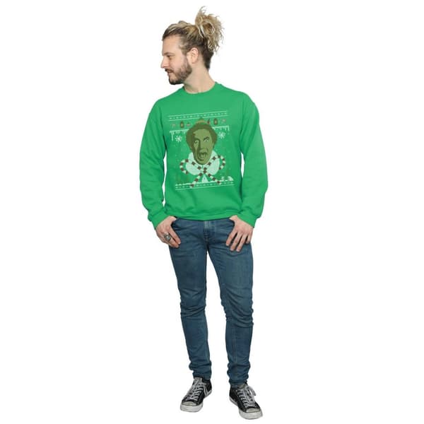 Elf Mens Christmas Fair Isle Sweatshirt
