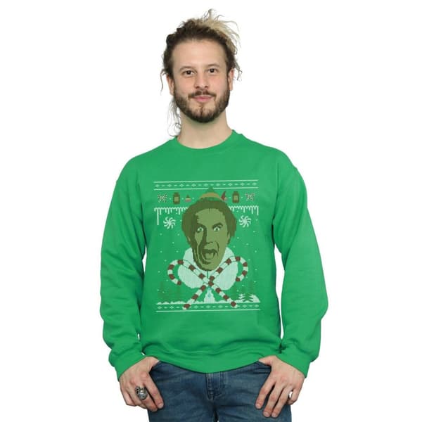 Elf Mens Christmas Fair Isle Sweatshirt
