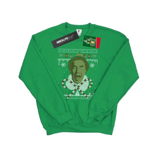 Elf Mens Christmas Fair Isle Sweatshirt