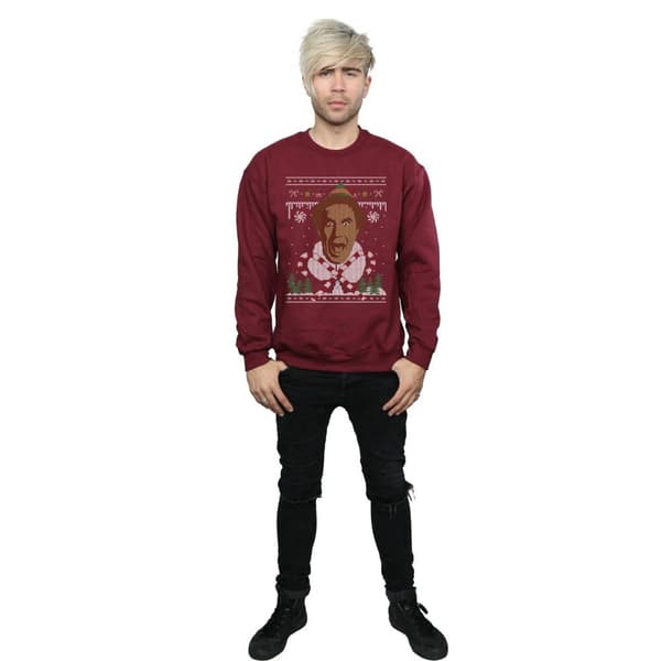 Elf Mens Christmas Fair Isle Sweatshirt