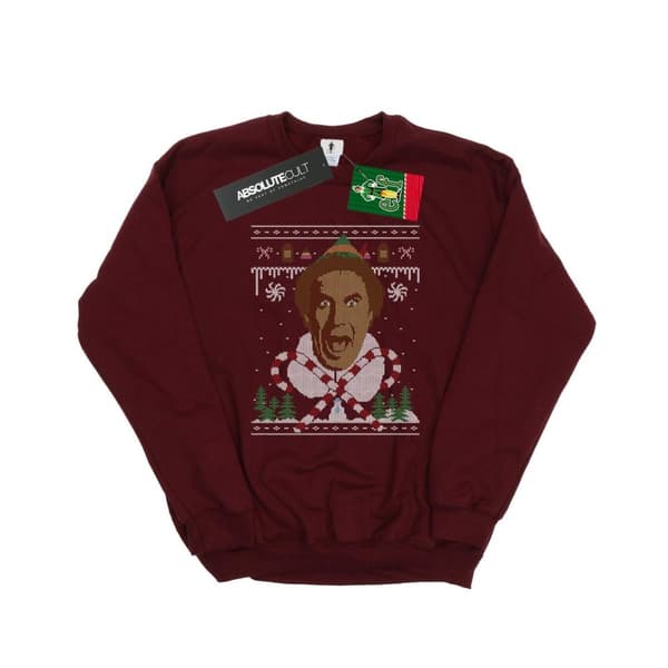 Elf Mens Christmas Fair Isle Sweatshirt
