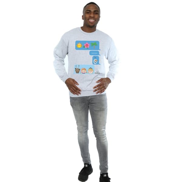 Disney Mens Frozen I Love Heat Sweatshirt