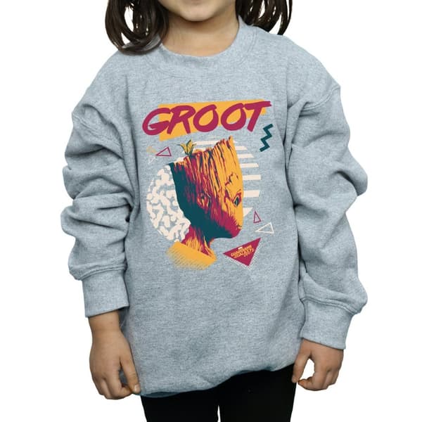 Marvel Girls Guardians Of The Galaxy Vol. 2 80s Groot Sweatshirt