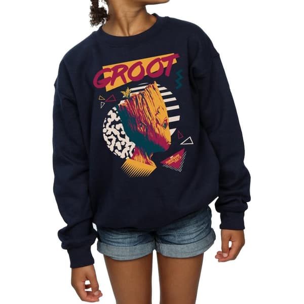 Marvel Girls Guardians Of The Galaxy Vol. 2 80s Groot Sweatshirt